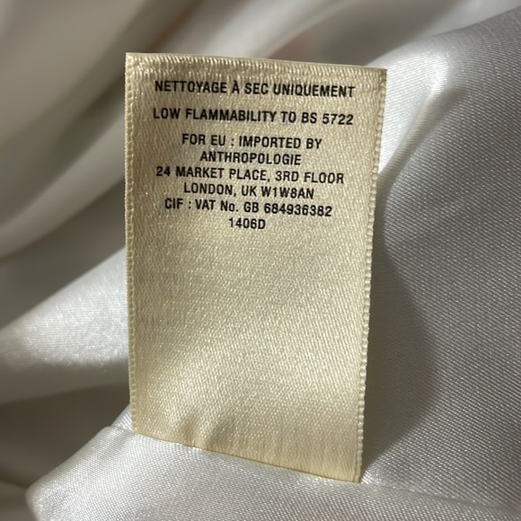 Anthropologie Paper Crown Rifle Paper Co Floral Halter bubble Dress Small - Picture 10 of 11